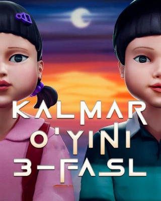 Kalmar o'yini 3 Fasl Uzbek tilida 1. 2. 3. 4. 5. 6. 7. 8. 9. 10 Qism Koreya seriali (2025) Barcha qismlari